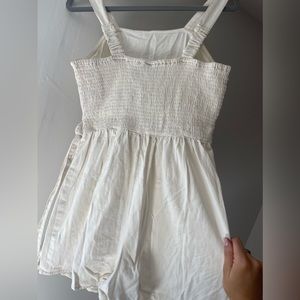 Off White Cotton Romper